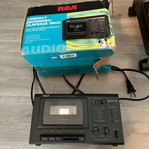 RCA Cassette Tape Compact Recording Playback deck